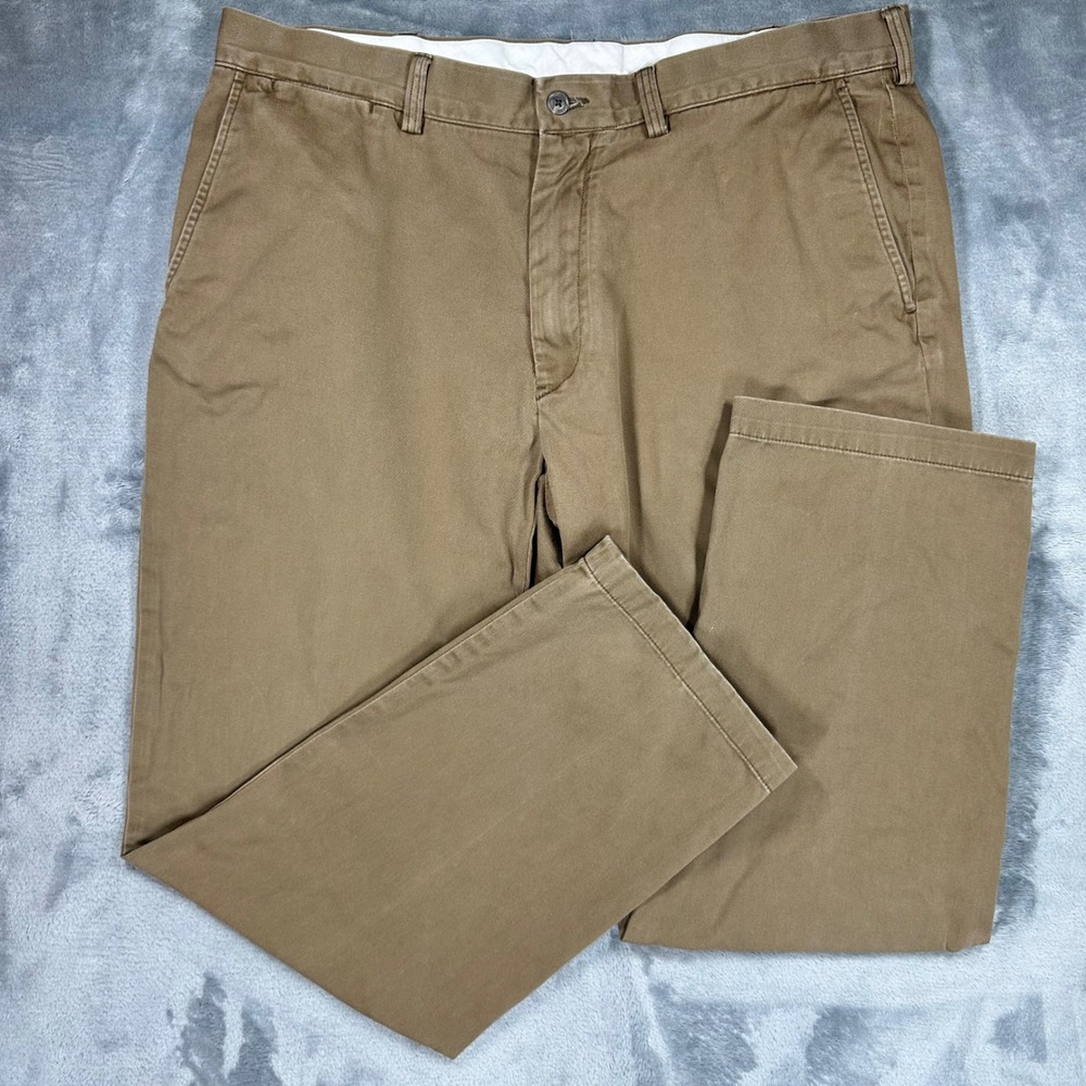 Polo Ralph Lauren Classic Fit Chino Pants Mens 38x30 Brown Tan Cotton Twill